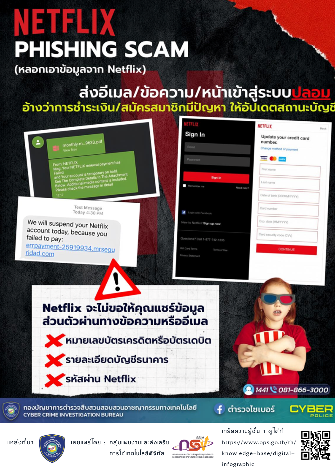 18 7 66 NETFLIX PHISHING SCAM