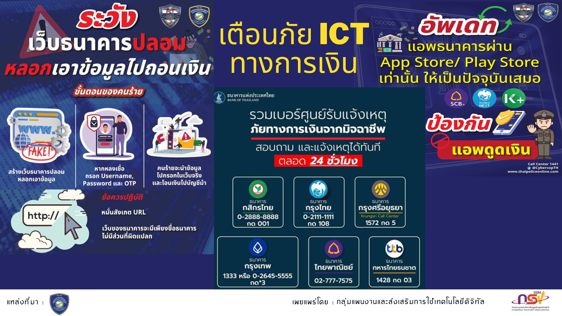 23 3 66 เตือนภัย ICT ทางการเงิน