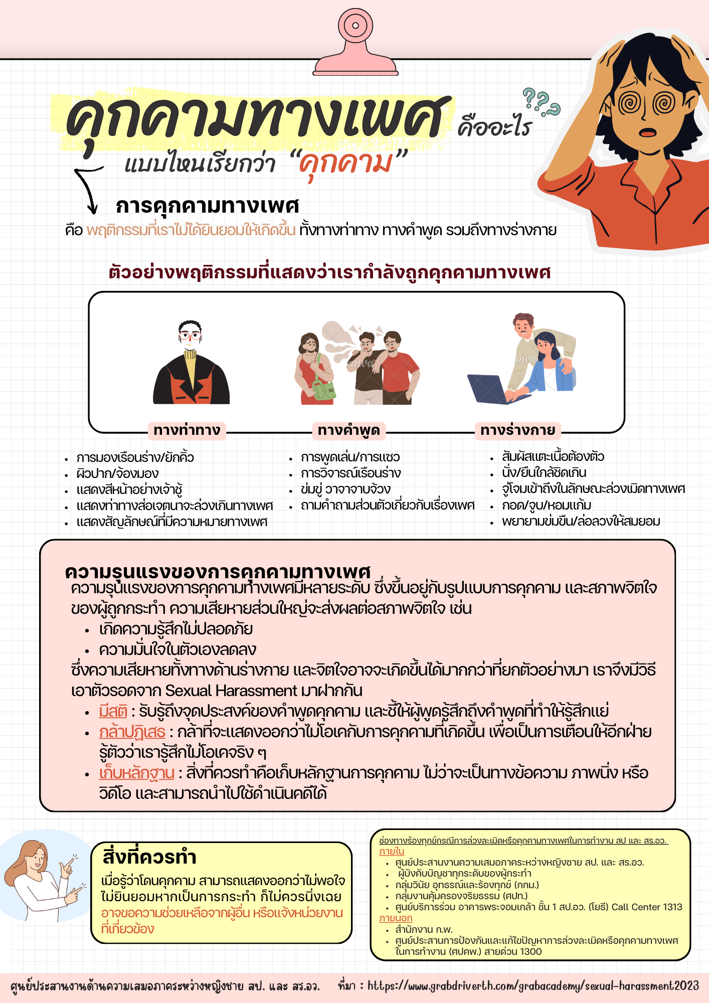 คุกคามทางเพศคืออะไรแบบไหนเรียกว่า คุกคาม